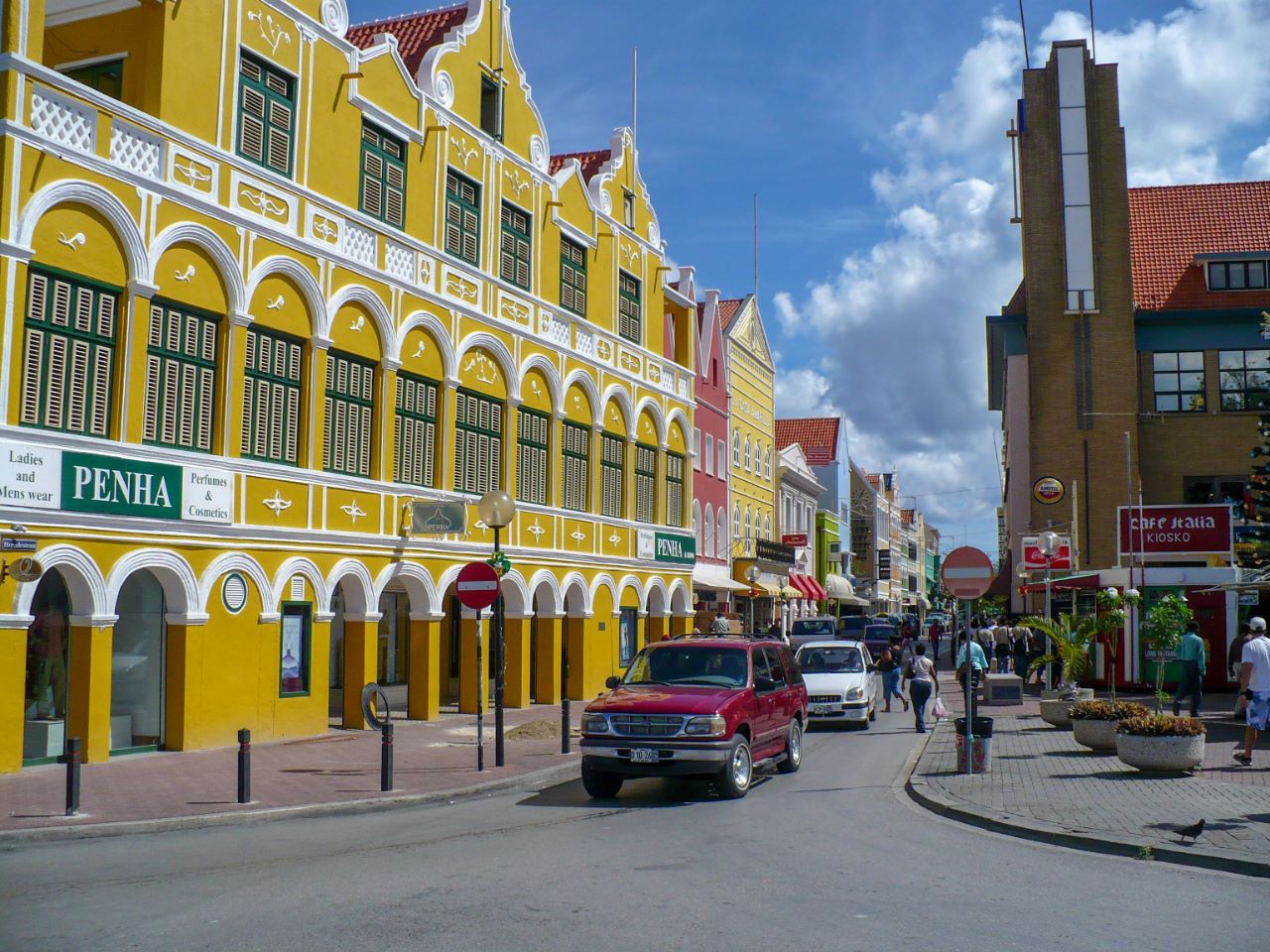 Very colorful city, quite pretty, based largely on Dutch heritage.